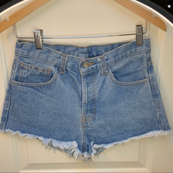 Brandy Melville Pants - Brandy Melville denim jean high waisted shorts